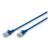 Digitus CAT 6A F-FTP Slim Patch Cable, 0.5 m | DK-1632-A-005S-B | Blue