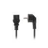 Lanberg | CEE 7/7- to IEC 320 C19 power cord, 16A VDE | CA-C19C-10CC-0018-BK