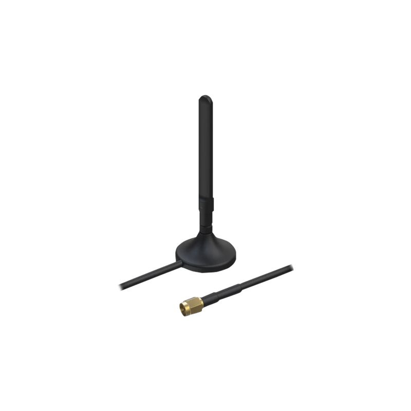 Teltonika 5G Mobile Magnetic SMA Antenna | PR1KS536 | Gain 3.6 dB | 617-960/1400-2690/3300-5900 GHz | Antenna connector type SMA