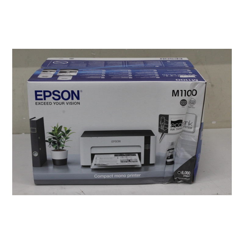 SALE OUT. Epson EcoTank M1100 | Epson EcoTank M1100 | Inkjet | Mono | Standard | Grey | DAMAGED PACKAGING