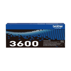 Brother TN-3600 Genuine Toner Cartridge, Black | Brother Brother | TN-3600 | Brother TN3600 - black - original - toner cartridge