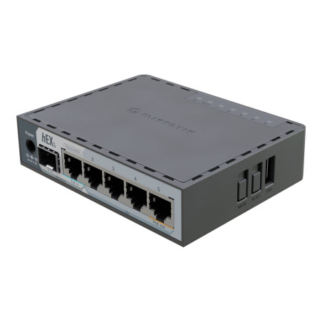 MikroTik hEX S (2025) | 10/100/1000 Mbit/s | Ethernet LAN (RJ-45) ports 5 | Mesh Support No | MU-MiMO No | No mobile broadband