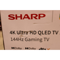 SALE OUT. Sharp 50HR7265E 50" (126cm) QLED 144Hz 4K Ultra HD Google TV, Dolby Vision, Dolby Atmos, Central Stand | Sharp 50HR726