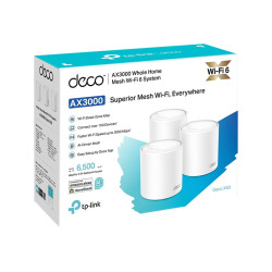 Whole Home Mesh Wi-Fi 6 System | Deco X50 (3-pack) | 802.11ax | 574+2402 Mbit/s | Ethernet LAN (RJ-45) ports 3 | Mesh Support Ye