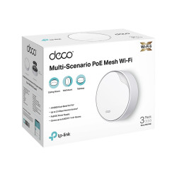 Whole Home Mesh Wi-Fi 6 System | Deco X50 (3-pack) | 802.11ax | 574+2402 Mbit/s | Ethernet LAN (RJ-45) ports 3 | Mesh Support Ye