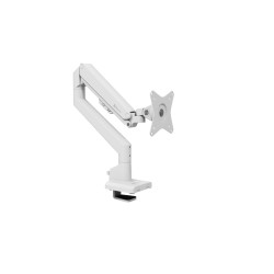 Arozzi Desk Mount | Neo Single - Gas Spring Monitor Arm AZ-ALZARE-NEO-WT | Tilt, Swivel, Rotation | Maximum weight (capacity) 9 