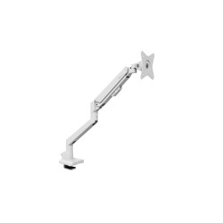 Arozzi Desk Mount | Neo Single - Gas Spring Monitor Arm AZ-ALZARE-NEO-WT | Tilt, Swivel, Rotation | Maximum weight (capacity) 9 