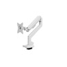 Arozzi Desk Mount | Neo Single - Gas Spring Monitor Arm AZ-ALZARE-NEO-WT | Tilt, Swivel, Rotation | Maximum weight (capacity) 9 
