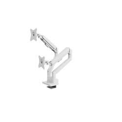 Arozzi Desk Mount | Neo Duo - Gas Spring Monitor Arm AZ-ALZARE-NEO-DUO-WT | Tilt, Swivel, Rotation | Maximum weight (capacity) 9