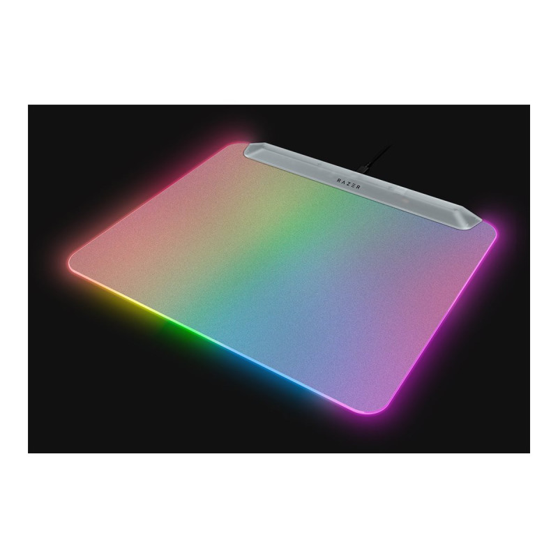 Razer RGB Gaming Mouse Mat | Firefly V2 Pro | Phantom White Edition