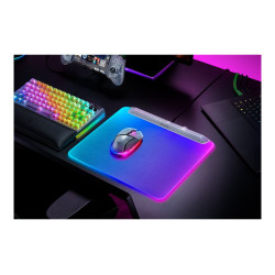 Razer RGB Gaming Mouse Mat | Firefly V2 Pro | Phantom White Edition