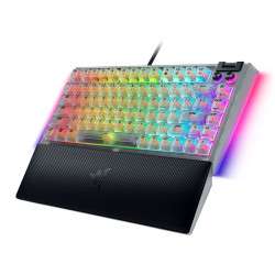 Razer Hot-swappable Mechanical Gaming Keyboard | BlackWidow V4 75% | Gaming Keyboard | Wired | US | Phantom White Edition | USB 