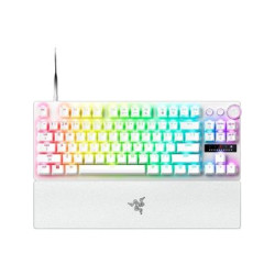 Razer Huntsman V3 Pro Tenkeyless 8KHz | Gaming keyboard | Wired | US | White | Razer Analog Optical Switch Gen-2