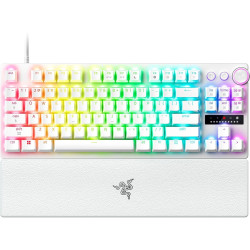 Razer Huntsman V3 Pro Tenkeyless 8KHz | Gaming keyboard | Wired | US | White | Razer Analog Optical Switch Gen-2