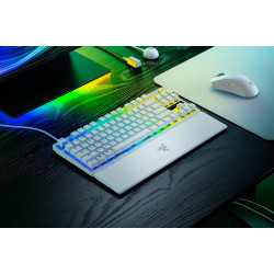 Razer Huntsman V3 Pro Tenkeyless 8KHz | Gaming keyboard | Wired | US | White | Razer Analog Optical Switch Gen-2