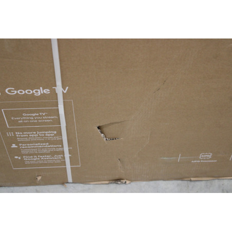SALE OUT. TCL LED 4K TV | 65V6C | 65 | Smart TV | Google TV | Black | DAMAGED PACKAGING