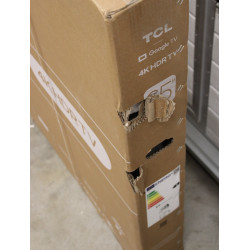 SALE OUT. TCL LED 4K TV | 65V6C | 65 | Smart TV | Google TV | Black | DAMAGED PACKAGING