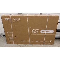 SALE OUT. TCL LED 4K TV | 65V6C | 65 | Smart TV | Google TV | Black | DAMAGED PACKAGING