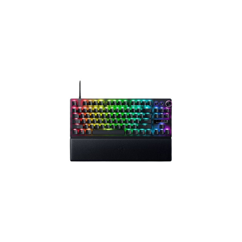 Razer Huntsman V3 Pro Tenkeyless 8KHz | Gaming keyboard | Wired | US | Black | USB Type-C | Razer Analog Optical Switch Gen-2
