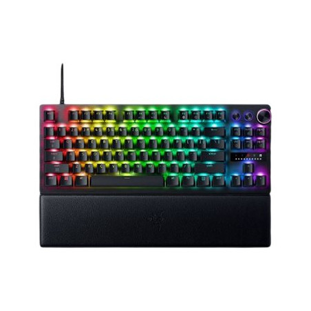 Razer Huntsman V3 Pro Tenkeyless 8KHz | Gaming keyboard | Wired | US | Black | USB Type-C | Razer Analog Optical Switch Gen-2