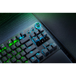 Razer Huntsman V3 Pro Tenkeyless 8KHz | Gaming keyboard | Wired | US | Black | USB Type-C | Razer Analog Optical Switch Gen-2