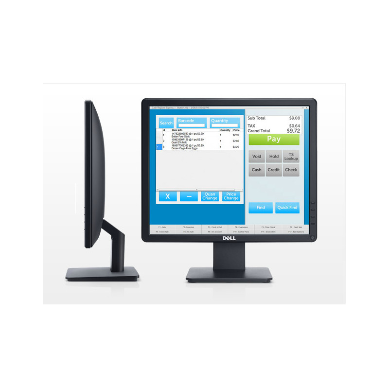 Dell | E Series | E1715S | 17 " | TN | 5:4 | 60 Hz | 5 ms | LED pixels | 1280 x 1024 | 250 cd/m | VGA, DP | Black | Warranty 36 