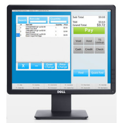 Dell | E Series | E1715S | 17 " | TN | 5:4 | 60 Hz | 5 ms | LED pixels | 1280 x 1024 | 250 cd/m | VGA, DP | Black | Warranty 36 