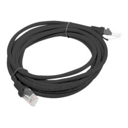 Lanberg | Patchcord CAT.5E UTP Fluke Passed | PCU5-10CC-0300-BK | 3 m | Black