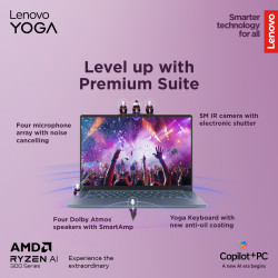 Lenovo Yoga Pro 7 14AKP10 | Tidal Teal | 14.5 " | OLED | 3K | 2944 x 1840 pixels | Glossy | AMD Ryzen AI 7 | 350 | 32 GB | Solde