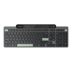 Lenovo Self-Charging Bluetooth Keyboard-US Euro | Keyboard | Bluetooth | US Euro | Black