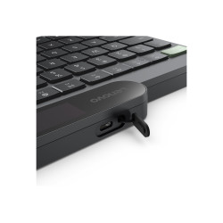 Lenovo Self-Charging Bluetooth Keyboard-US Euro | Keyboard | Bluetooth | US Euro | Black