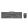 Lenovo Accessories 310 USB-A Wired Combo - US English | Lenovo Keyboard and Mouse | Wired with Phone holder | EN