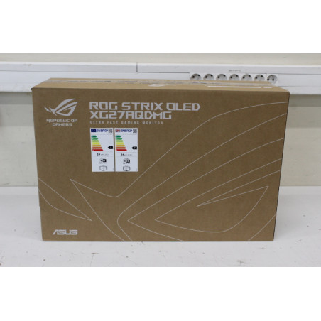 Asus ROG Strix OLED | XG27AQDMG | 27 " | WOLED | 16:9 | 240 Hz | 0.03 ms | 2560 x 1440 pixels | HDMI ports quantity 2 | Black | 