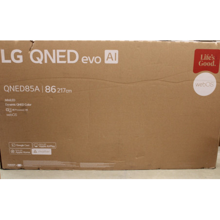 SALE OUT. LG TV | 86QNED85A3C | 86 | Smart TV | webOS 25 | 4K UHD | DAMAGED PACKAGING