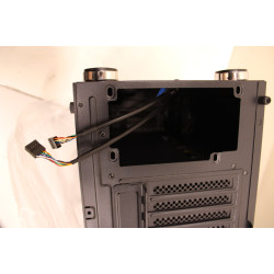 SALE OUT. Fortron | CMT151 | Black | ATX | UNPACKED, MISSING SCREWS, USED, SCRATCHED ON BACK, REMOVED PCI EXPANSION SLOT BACK PL