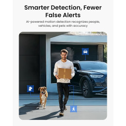 Reolink Wireless Pan & Tilt Long Lasting Solar/Battery Camera with Spotlights | Altas Series B630 with Solar Panel | Bullet | 4 