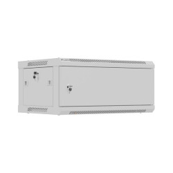 Lanberg Wall mounted installation cabinet 19" 4U 600X450 | WF01-6404-00S | Gray