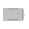 Lanberg Wall mounted installation cabinet 19" 4U 600X450 | WF01-6404-00S | Gray