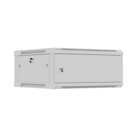 Lanberg Wall mounted installation cabinet 19" 4U 600X600 | WF01-6604-00S | Grey