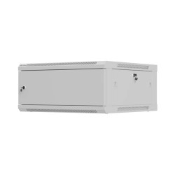 Lanberg Wall mounted installation cabinet 19" 4U 600X600 | WF01-6604-00S | Grey