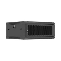Lanberg Wall mounted installation cabinet 19" 4U 600X600 | WF01-6604-23B | Black