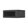 Lanberg Wall mounted installation cabinet 19" 4U 600X600 | WF01-6604-23B | Black