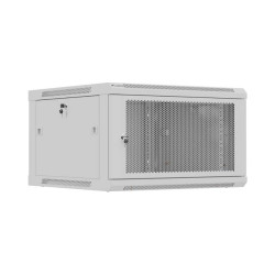 Lanberg Wall mounted installation cabinet 19" 9U 600X600 | WF01-6606-23S | Grey