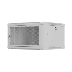 Lanberg Wall mounted installation cabinet 19" 9U 600X600 | WF01-6606-23S | Grey