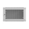 Lanberg Wall mounted installation cabinet 19" 9U 600X600 | WF01-6606-23S | Grey