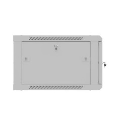 Lanberg Wall mounted installation cabinet 19" 9U 600X600 | WF01-6606-23S | Grey
