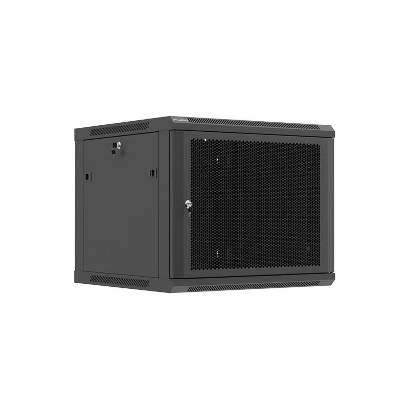 Lanberg Wall mounted installation cabinet 19" 9U 600X600 | WF01-6609-23B | Black