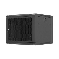 Lanberg Wall mounted installation cabinet 19" 9U 600X600 | WF01-6609-23B | Black