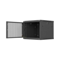 Lanberg Wall mounted installation cabinet 19" 9U 600X600 | WF01-6609-23B | Black