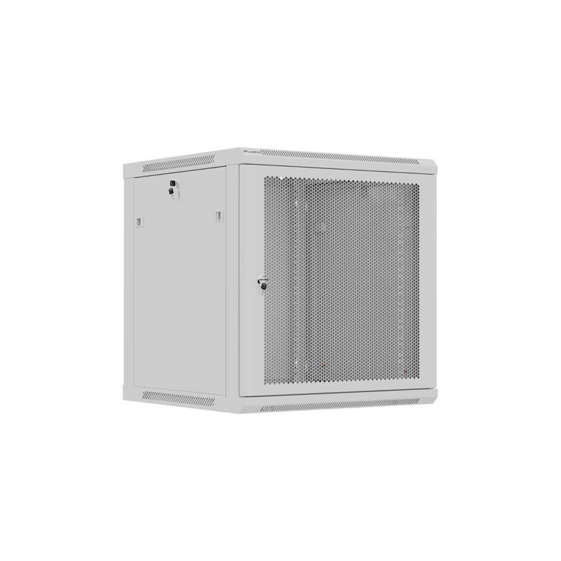 Lanberg Wall mounted installation cabinet 19" 12U 600X600 | WF01-6612-23S | Grey